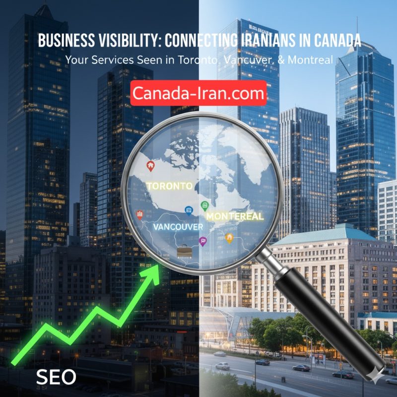 رپورتاژ آگهی دائمی برای ایرانیان کانادا ⭐ تبلیغات کسبوکار در تورنتو و ونکوور
